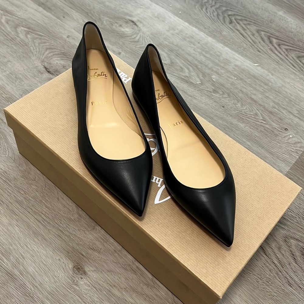Brand new Christian Louboutin ballet flats black